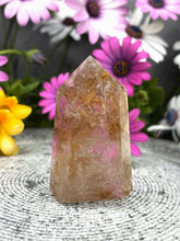 Load image into Gallery viewer, Rutile Quartz Crystal Tower Point
