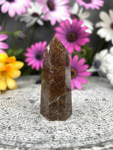 Load image into Gallery viewer, Amplification Rutile Quartz Crystal Tower Point
