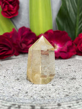 Load image into Gallery viewer, Stunning Transparent Rutile Quartz Crystal Tower Point
