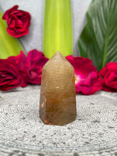 Load image into Gallery viewer, Beautiful Golden Rutile Quartz Crystal Tower Point
