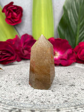 Load image into Gallery viewer, Beautiful Golden Rutile Quartz Crystal Tower Point
