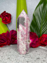 Load image into Gallery viewer, Balance Pink Tourmaline Rubellite Crystal Tower Point
