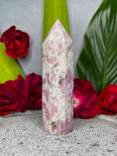 Load image into Gallery viewer, Self-Love Pink Tourmaline Rubellite Crystal Tower Point

