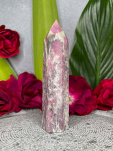 Load image into Gallery viewer, Soothing Pink Tourmaline Rubellite Crystal Tower Point
