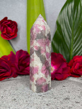 Load image into Gallery viewer, Radiant Pink Tourmaline Rubellite Crystal Tower Point
