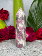 Load image into Gallery viewer, Radiant Pink Tourmaline Rubellite Crystal Tower Point
