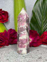 Load image into Gallery viewer, Radiant Pink Tourmaline Rubellite Crystal Tower Point
