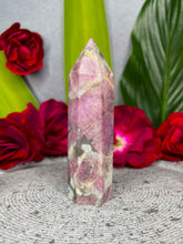 Load image into Gallery viewer, Exquisite Pink Tourmaline Rubellite Crystal Tower Point
