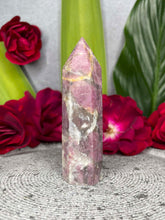 Load image into Gallery viewer, Exquisite Pink Tourmaline Rubellite Crystal Tower Point
