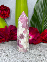 Load image into Gallery viewer, Magnificent Pink Tourmaline Rubellite Crystal Tower Point
