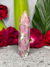 Load image into Gallery viewer, Exquisite Pink Tourmaline Rubellite Crystal Tower Point
