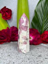 Load image into Gallery viewer, Magnificent Pink Tourmaline Rubellite Crystal Tower Point
