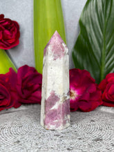 Load image into Gallery viewer, Magnificent Pink Tourmaline Rubellite Crystal Tower Point
