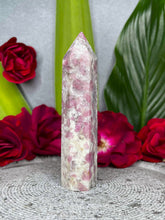 Load image into Gallery viewer, Alluring Pink Tourmaline Rubellite Crystal Tower Point

