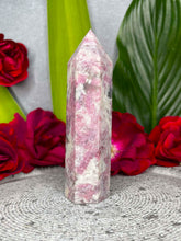 Load image into Gallery viewer, Spectacular Pink Tourmaline Rubellite Crystal Tower Point
