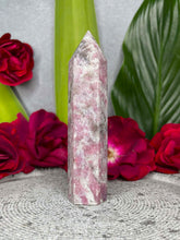 Load image into Gallery viewer, Enchanting Pink Tourmaline Rubellite Crystal Tower Point
