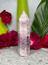 Load image into Gallery viewer, Compassion Pink Tourmaline Rubellite Crystal Tower Point
