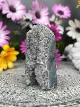 Load image into Gallery viewer, Calm Chrysanthemum Quartz Crystal Tower Point
