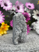 Load image into Gallery viewer, Calm Chrysanthemum Quartz Crystal Tower Point
