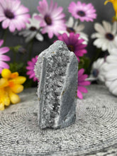 Load image into Gallery viewer, Positive Chrysanthemum Quartz Crystal Tower Point
