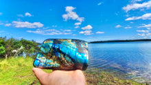 Load image into Gallery viewer, Large Natural Labradorite Crystal Freeform With Stunning Flash
