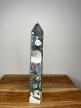 Load image into Gallery viewer, Colorful Moss Crystal Agate Tower
