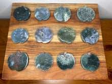 Load image into Gallery viewer, Wealth and Balance Small Moss Agate Apples

