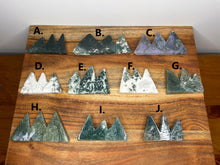 Load image into Gallery viewer, Prosperity Natural Moss Agate Mountain Tree Tops
