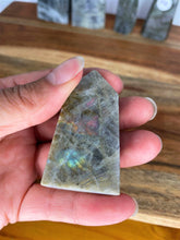 Load image into Gallery viewer, Natural Labradorite Crystal Point With Good Flash
