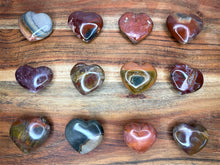 Load image into Gallery viewer, Natural Polychrome Jasper Love Heart
