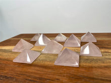 Load image into Gallery viewer, Cute Rose Quartz Pyramid
