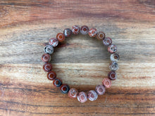 Load image into Gallery viewer, 8mm Crystal Beads Red Jasper Bracelet
