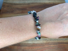 Load image into Gallery viewer, Tourmaline Crystal Stone Chip Bracelet
