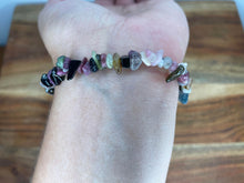 Load image into Gallery viewer, Tourmaline Crystal Stone Chip Bracelet
