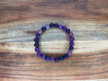 Load image into Gallery viewer, Purple Agate Crystal Bracelet
