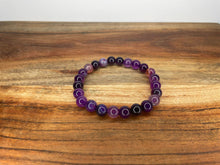 Load image into Gallery viewer, Purple Agate Crystal Bracelet

