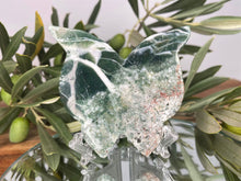 Load image into Gallery viewer, Beautiful Moss Agate Crystal Butterfly
