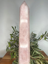 Load image into Gallery viewer, XXL Rose Quartz Tower Point
