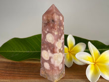 Load image into Gallery viewer, Beautiful Pink Amethyst Flower Agate Crystal Tower
