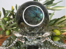 Load image into Gallery viewer, Labradorite Crystal Sphere With Flash
