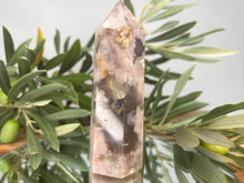 Load image into Gallery viewer, Brown Flower Agate Crystal Point

