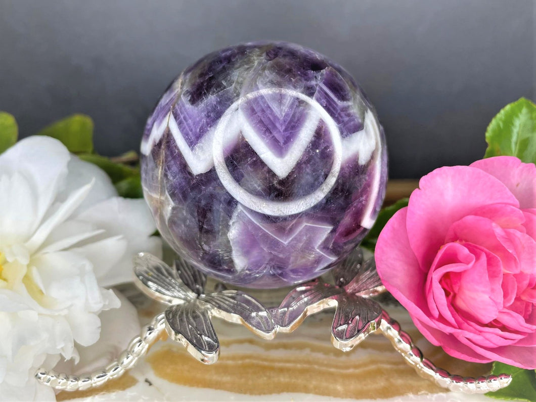 Stunning Dream Amethyst Sphere Crystal Ball