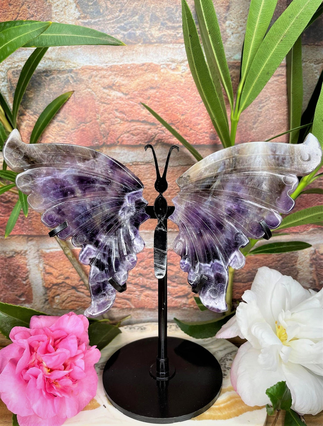 Chevron Amethyst Butterfly Wings